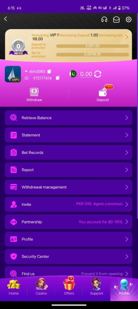 98Pkr Game Download (Real Earning App) Free For Android 5 98pkr